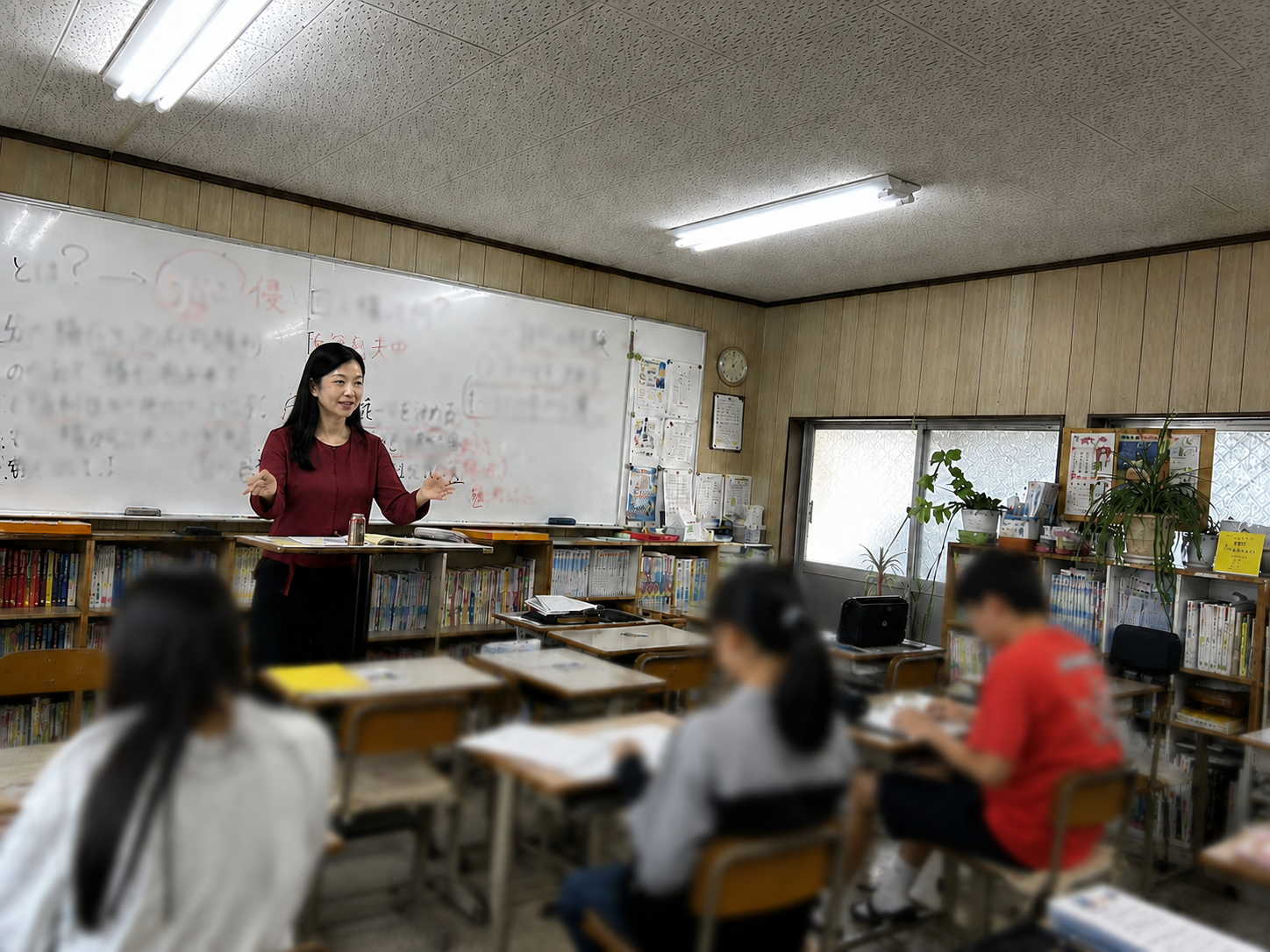 人権作文講座の様子