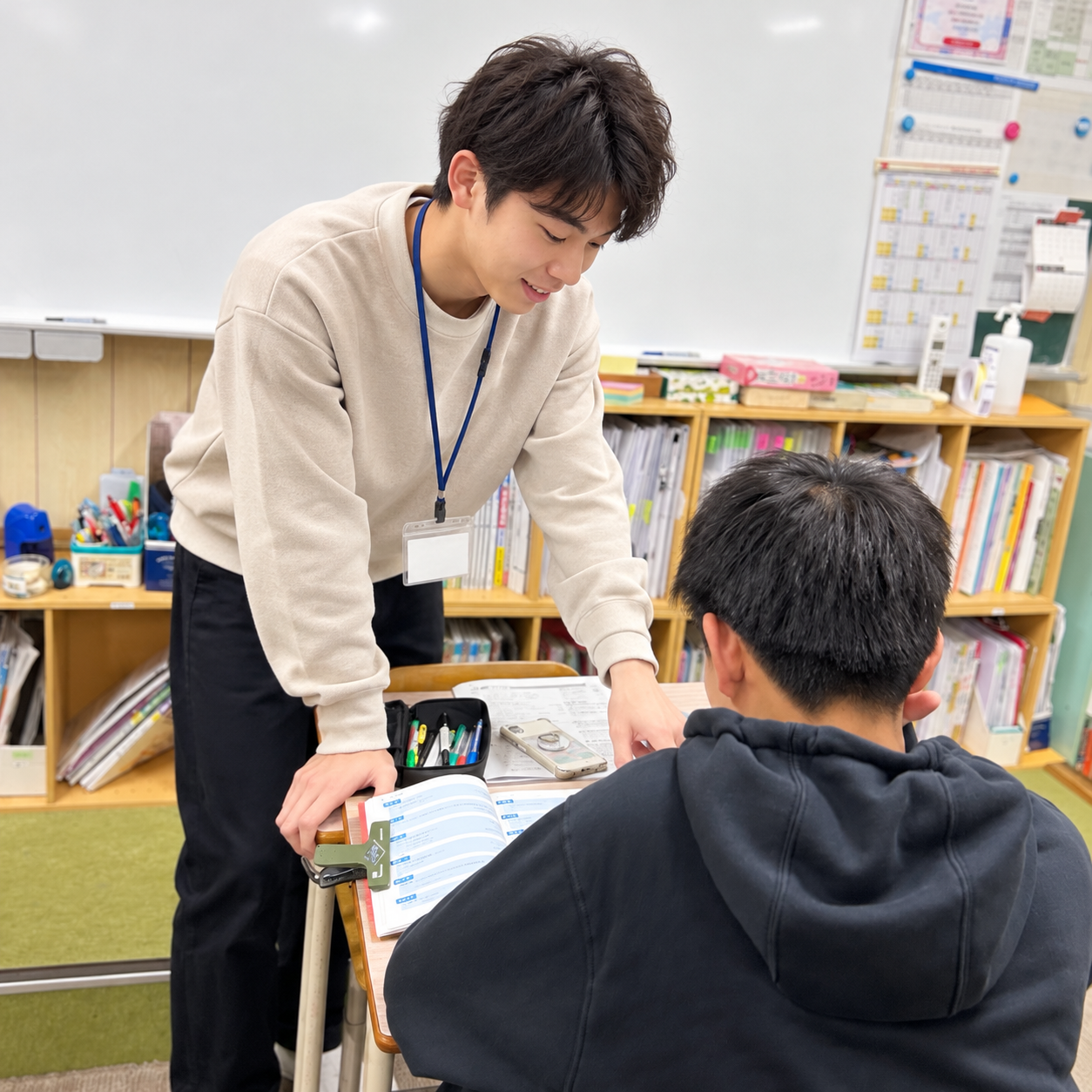 大育進学センターの個別指導の様子